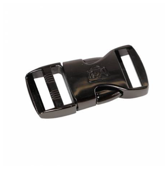 byAnnie One-1" Side Release Buckle Black Metal