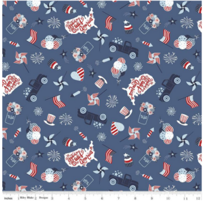 Riley Blake Stars & Stripes Forever Main Blue