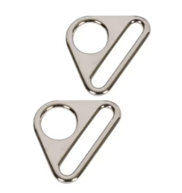 ByAnnie Triangle Rings Nickel 1.5"