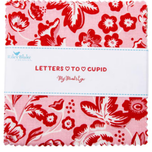 Riley Blake Letters to Cupid 5" Stacker