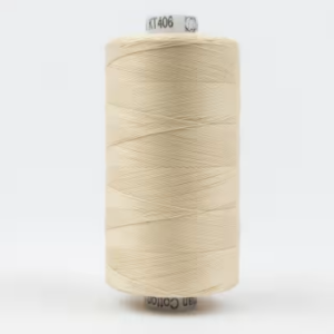 Wonderfil Konfetti Thread 50wt Cotton Ivory #KT1-406