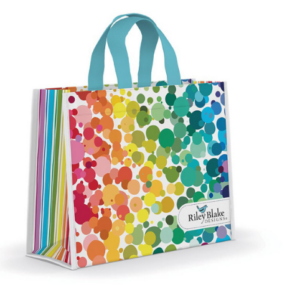 Riley Blake Colorful Confetti Vinyl Tote