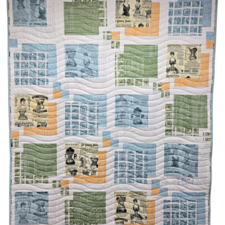 Victoria's Corset Lap Quilt Kt