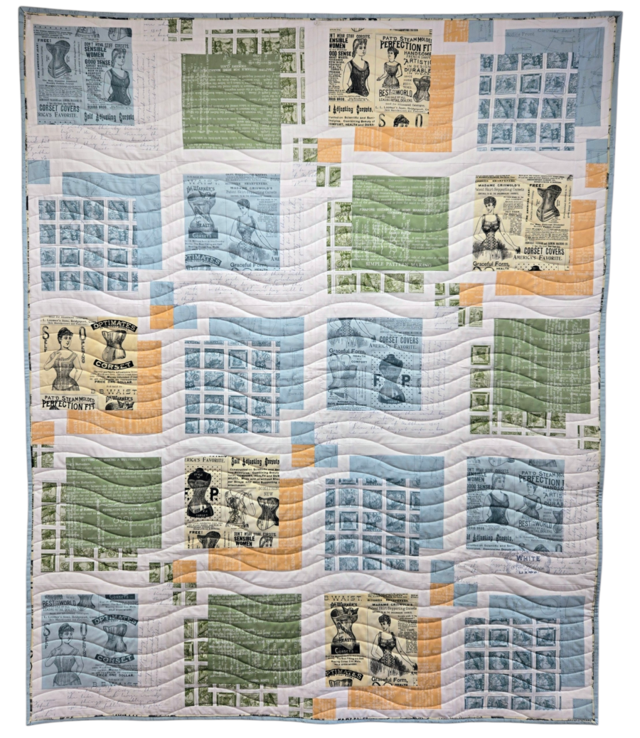 Victoria's Corset Lap Quilt Kt