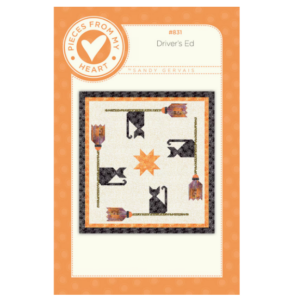 Driver's Ed Halloween Cat Quilt Pattern