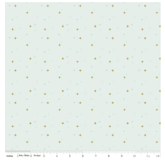 Riley Blake Sparkler Bleached (Mint)