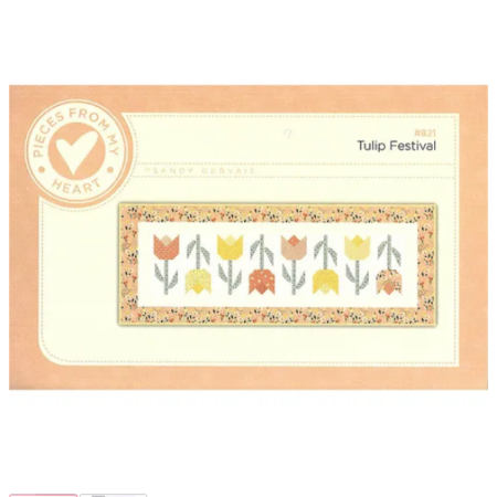 Tulip Festival Table Runner Pattern