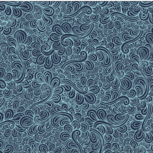 Angela Walters Luminous Navy Feathers