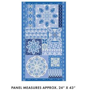 Benartex Moonlight Serenade Ruler Work Panel Moonlight