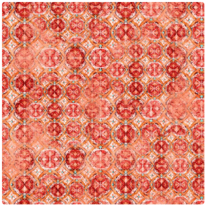 Grace & Charm Tonal Medallion Cinnamon