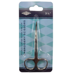 Havel's Double Curved Extra Fine Tip Embroidery Scissors