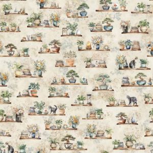 QT Fabrics Home Sweet Home Floating Shelves Cream