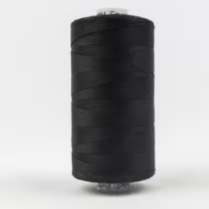 Wonderfil Konfetti 50wt Cotton Thread Black