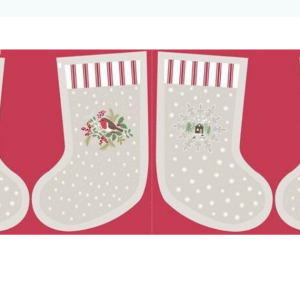 Lewis & Irene Countryside Winter Stocking Panel