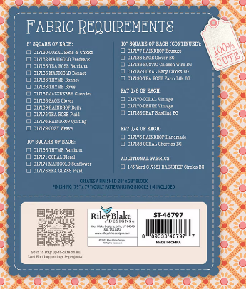 Lori Holt Farmer's Daughter Quilt Seeds Spring Barn Pattern - Image 2