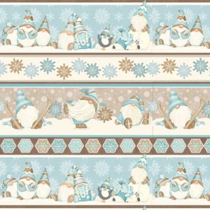 I Love SN'Gnomes Border Print