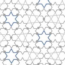 Paintbrush Studio Blue Holiday Star of David Outlines