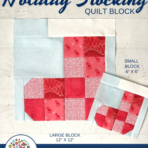 Patchwork Stocking Quilt Block