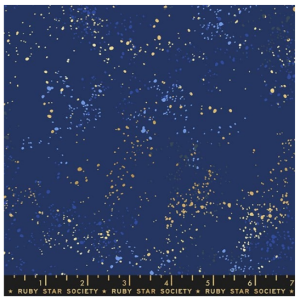 Ruby Star Society Speckled Navy 108-Wide