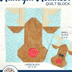 Rudolph Quilt Block Pattern