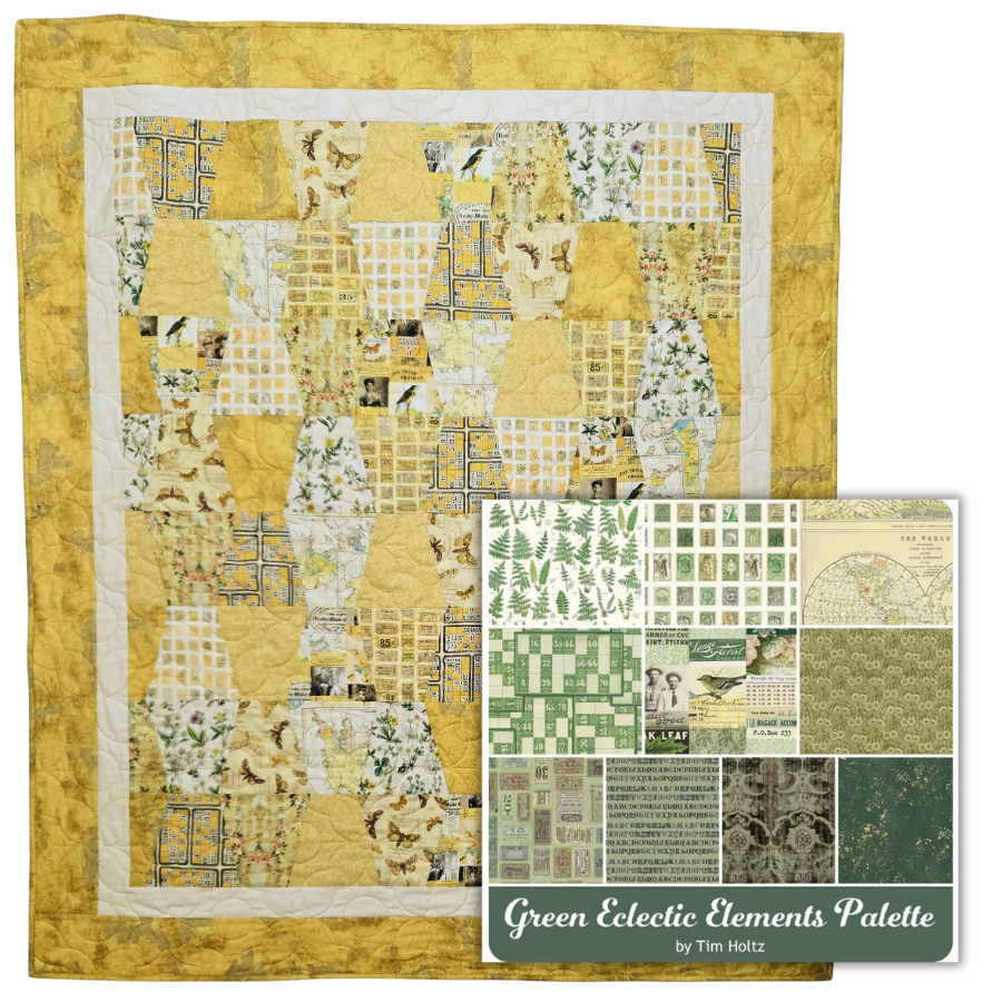 Tim Holtz Fully-Precut Tumbler Kit Palette Green