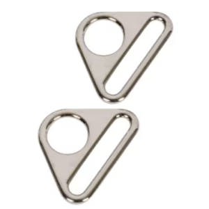 ByAnnie Triangle Rings Nickel 1.5"