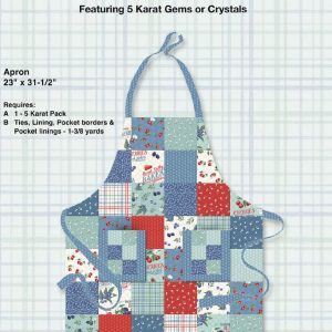 Baker's Square Precut Apron Free Pattern by Wilmington