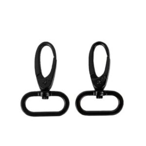 byAnnie Two-1" Swivel Hooks Black Metal