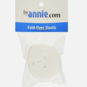 ByAnnie Fold Over Elastic White