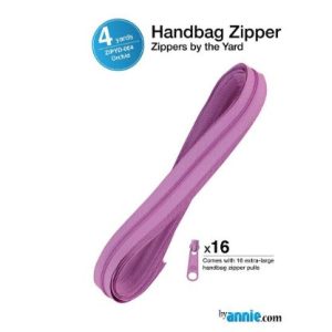 ByAnnie Zippers By the Yard Orchid