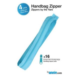 ByAnnie Zippers By the Yard Parrot Blue