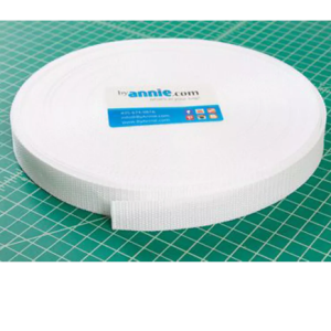 byAnnie White 1" Strapping, 50ft Roll