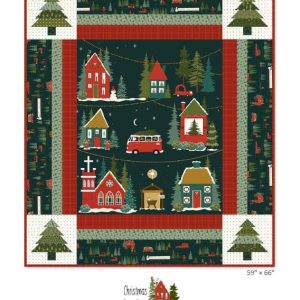 Christmas is in Town Free Panel Pattern