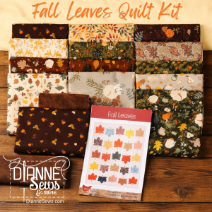 Fall Leaves 62x74 Quilt Kit