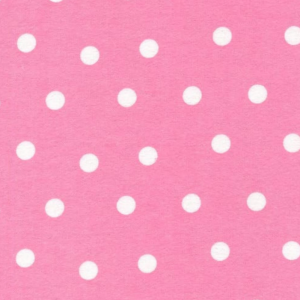Paintbrush Studio Fluffly Flannel Dots Pink