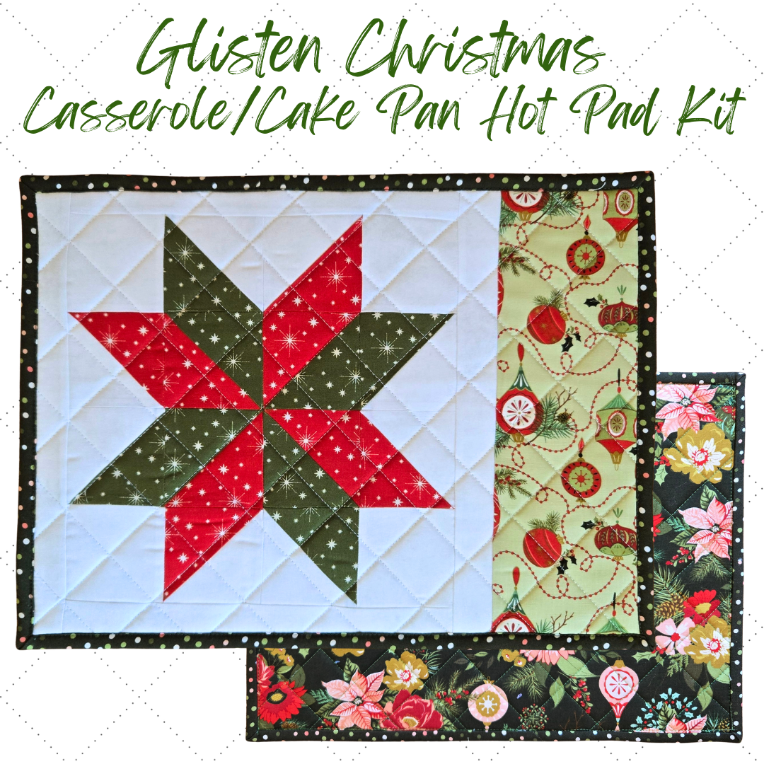 Riley Blake Glisten Christmas Hot Pad Kit