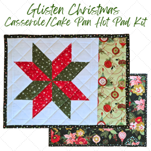 Riley Blake Glisten Christmas Hot Pad Kit