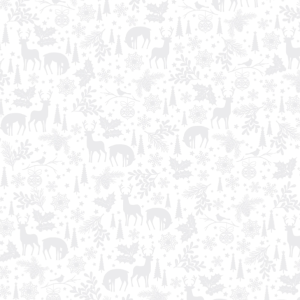 Benartex Holiday Snow Winter Forest White-on-White #14241-09
