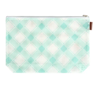 It's Sew Emma Mad for Plaid Lg Project Bag Misty (Mint)