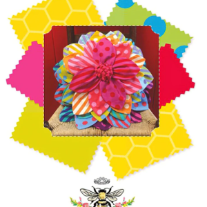 Petal Pop Zinia Pillow Pattern