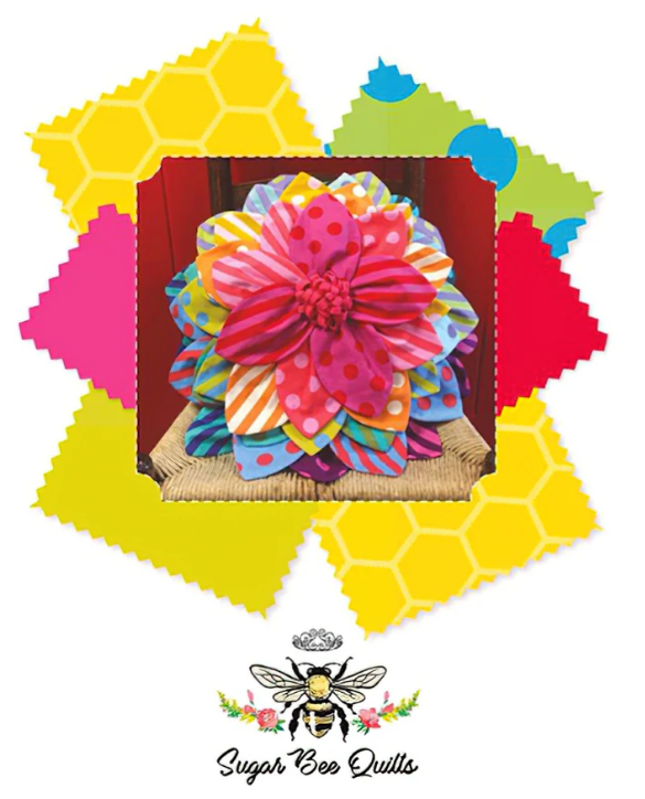 Petal Pop Zinia Pillow Pattern