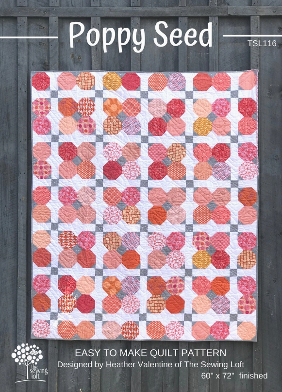 Poppy Seed Postcard Quilt Pattern