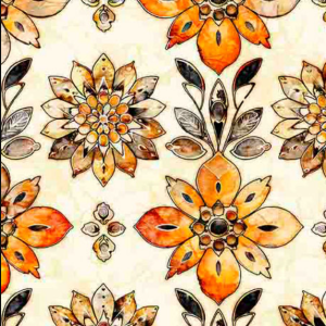 QT All the Buzz Decorative Floral Cream 2600-30949-E