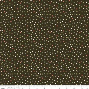 Riley Blake Glisten Dots #C16228-Mocha