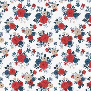 Riley Blake Red, White and True Bouquet