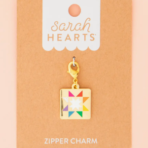 Quilt Star Zipper Charm