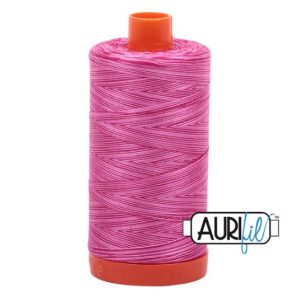 Aurifil 50wt Embroidery Cotton Thread Variegated Pink Taffy