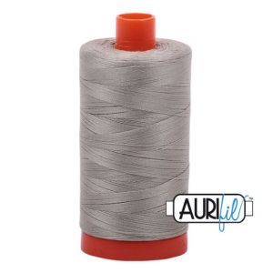 Aurifil 50wt Thread, Light Grey