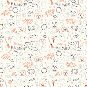 Frank and Friends Halloween Icons Cloud
