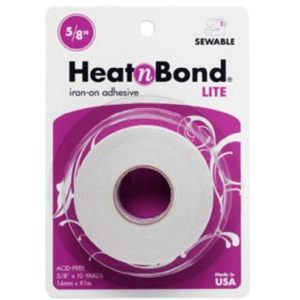 HeatNBond Light Sewable 5/8 in x 10yds
